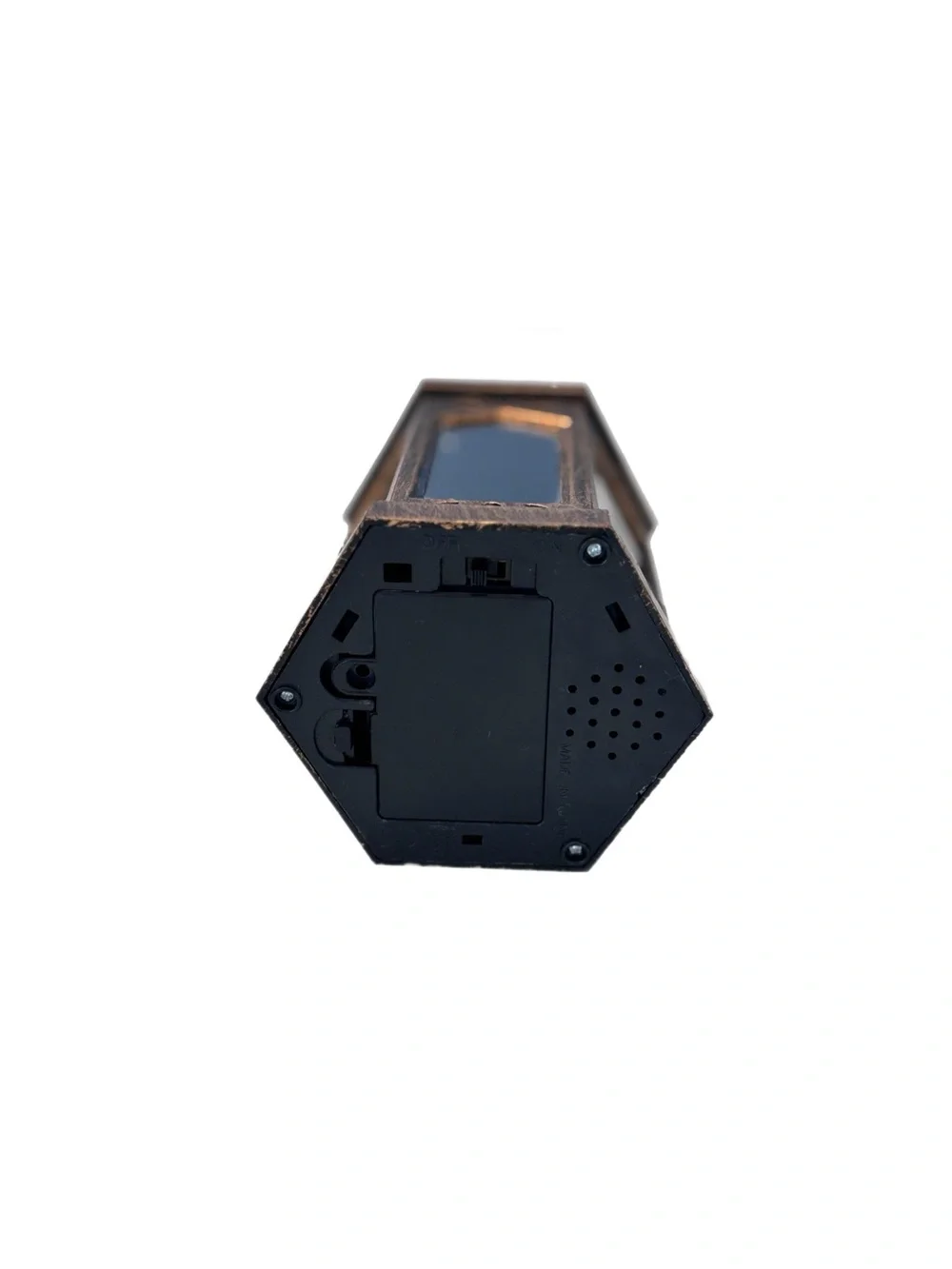 Decorative Bronze Acrylic Lantern with LED Light